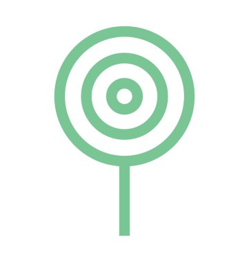 Lolipop renkli vektör simgesi