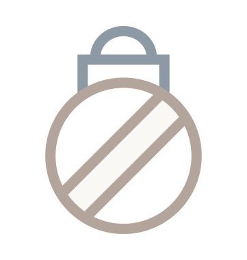 Önemsiz şey renkli vektör simgesi