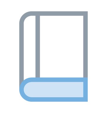 kitap renkli vektör simgesi