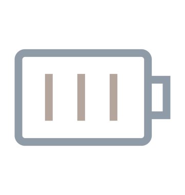 Tam pil renkli vektör simgesi