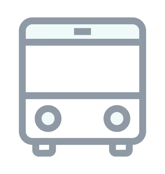 Liniensymbol Öffentlichen Bus — Stockvektor