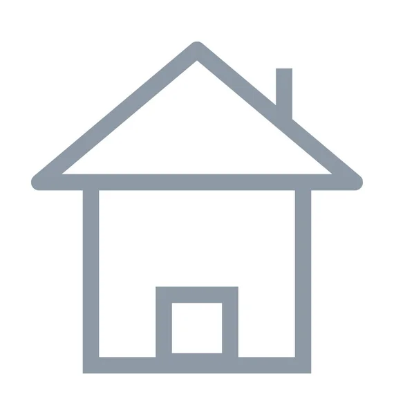 Home Colored Line Icon — Stock Vector