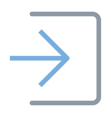 Oturum açma renkli vektör simgesi