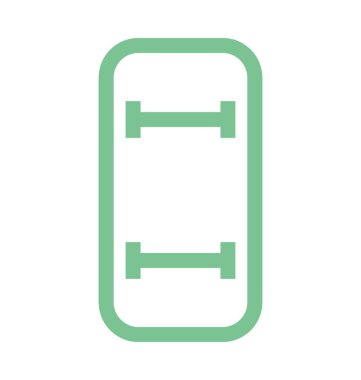 Kaykay renkli vektör simgesi