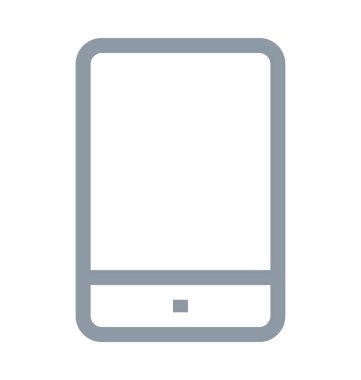 Mobil renkli vektör simgesi