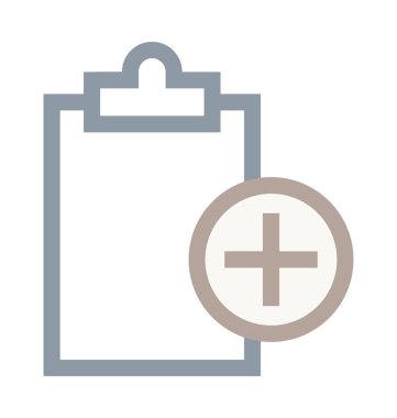 Pano renkli vektör simge ekle