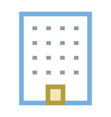 Renkli vektör simgesi oluşturuluyor