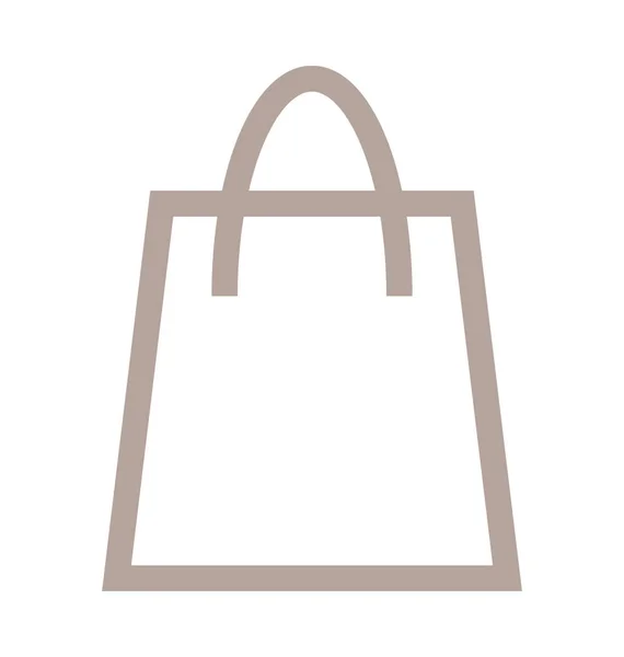 Shopping Bag Icona Vettoriale Colorata — Vettoriale Stock