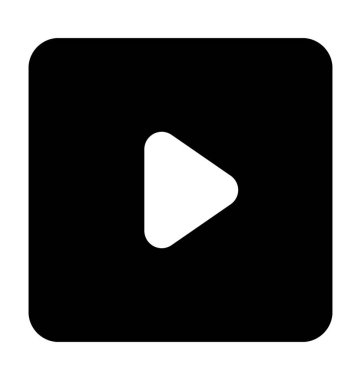 Oyun kitle iletişim araçları düz vektör simgesi