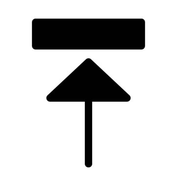 Ok genişletin düz vektör simgesi