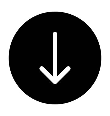 Download ok düz vektör simge