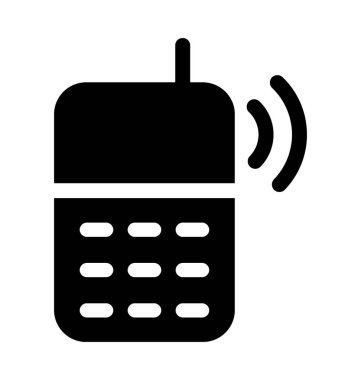 Talkie Talkie düz vektör simgesi