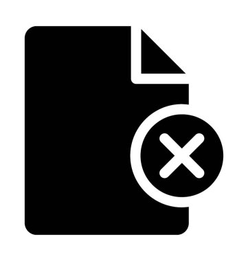 Dosya düz vektör simgesi