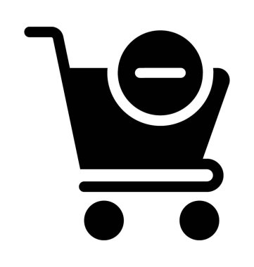 Sepeti düz vektör simgesinden kaldırmak