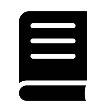 Bookflat vektör simge kapak