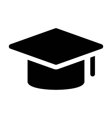 Kolej düz vektör simgesi