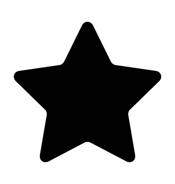 Star Flat Vector Icon — Stock Vector
