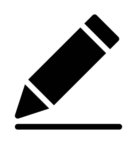 Flaches Vektorsymbol Schreiben — Stockvektor