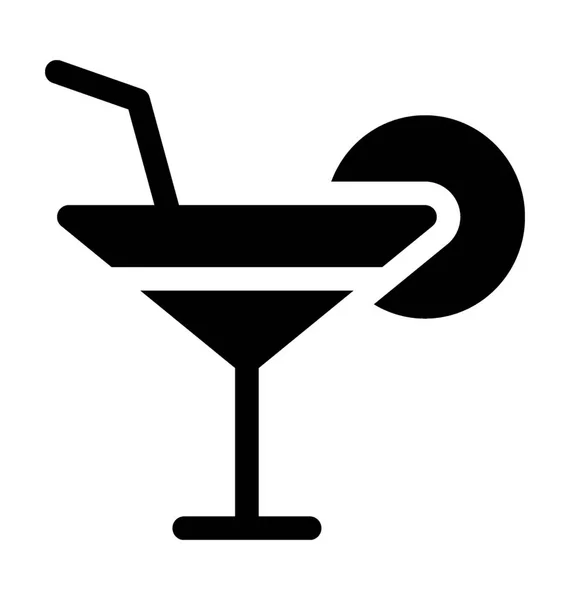 Limonade Platte Vector Icon — Stockvector