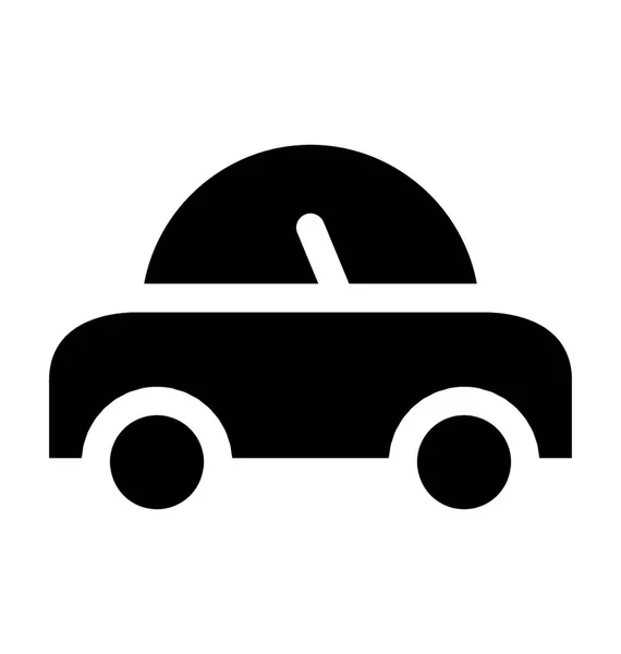 Volkswagen Beetle Platt Vektor Symbol — Stock vektor