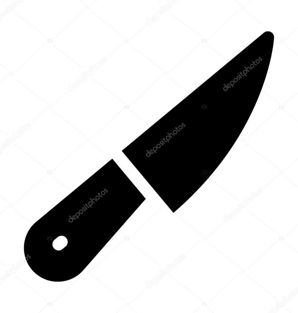 Knife Flat Vector Icon