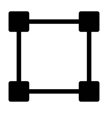 Düz vektör simgesini genişletin