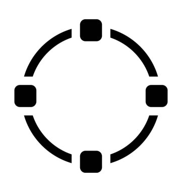 Düz vektör simge yaymak