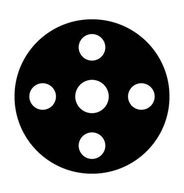 düğmesini düz vektör simgesi