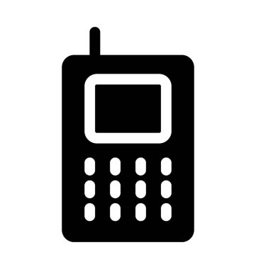 telefon düz vektör simgesi