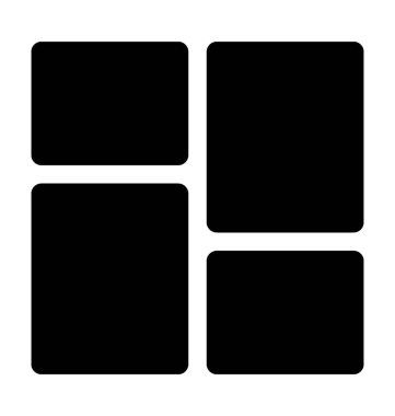 Web yapısı düz vektör simgesi