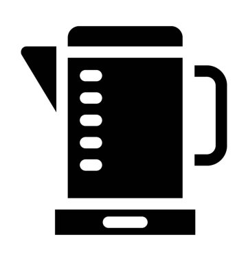 Meyve sıkacağı sürahi düz vektör simgesi