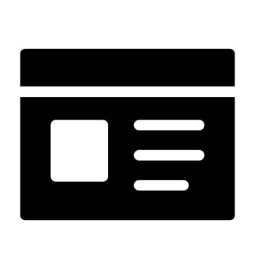 Web yapısı düz vektör simgesi