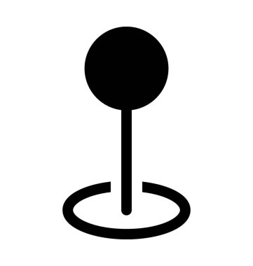 Harita yer düz vektör simgesi