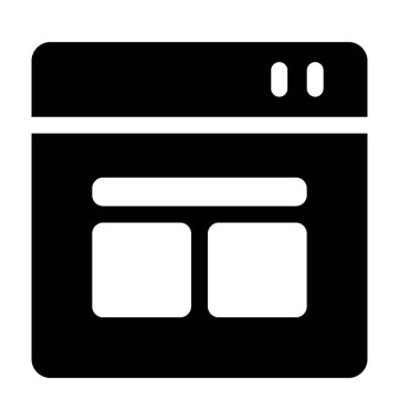 Web Tasarım düz vektör simgesi