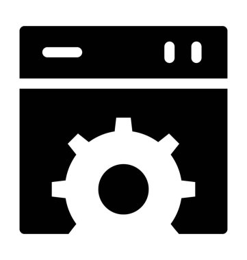 seo düz vektör simgesi