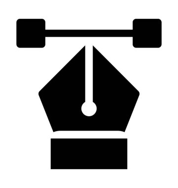 Beerier aracı düz vektör simgesi