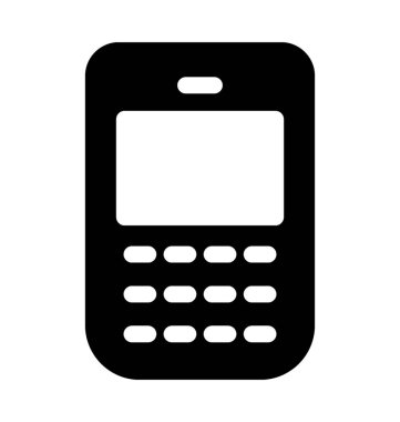 telefon düz vektör simgesi