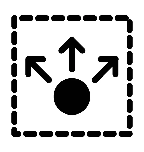 Herramienta Control Vector Plano Icono — Archivo Imágenes Vectoriales