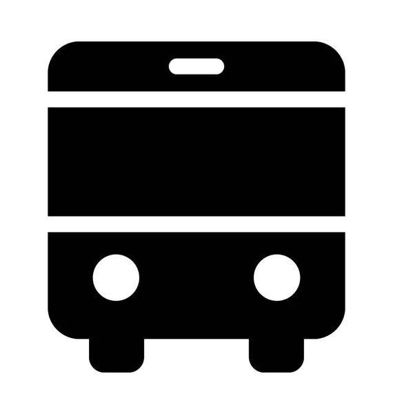 Genel Busflat Vektör Simgesi — Stok Vektör