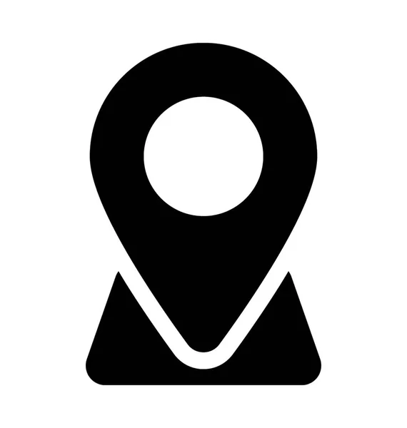 Mapa Ubicación Flat Vector Icon — Vector de stock