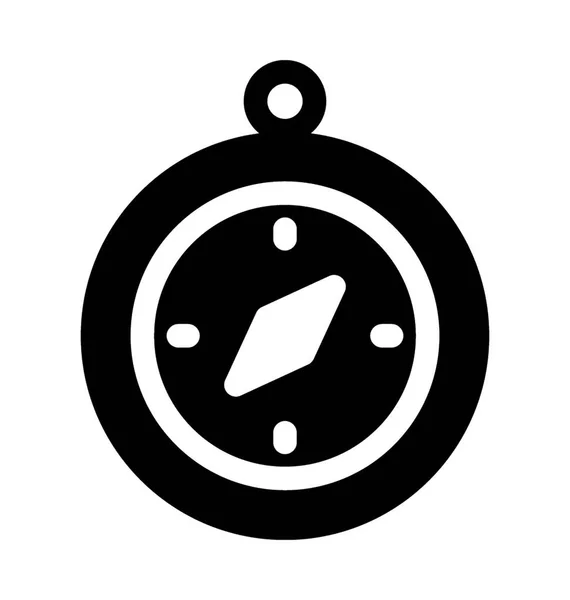 Stopwatch Flat Vector Icon — Stock Vector