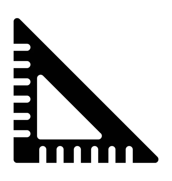 Set Square Platte Vector Icon — Stockvector