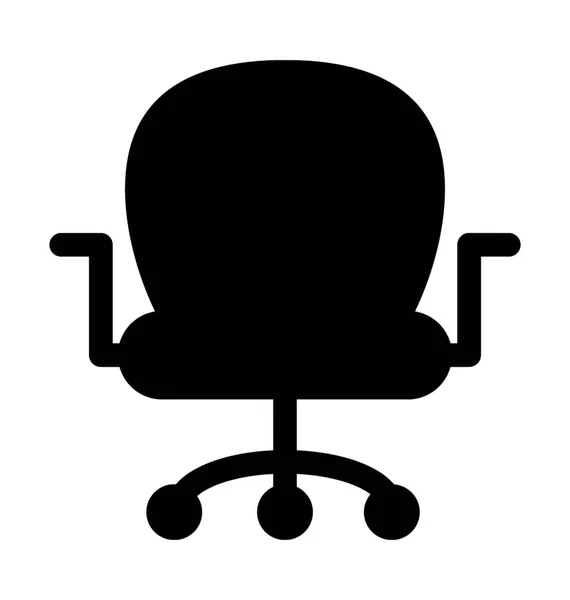 Otočná Chairflat Vektorové Ikony — Stockový vektor