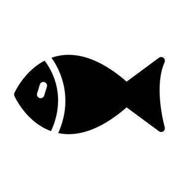 Balık Düz Vektörü Simgesi