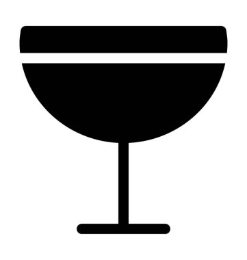 Şarap Glassflat vektör simgesi