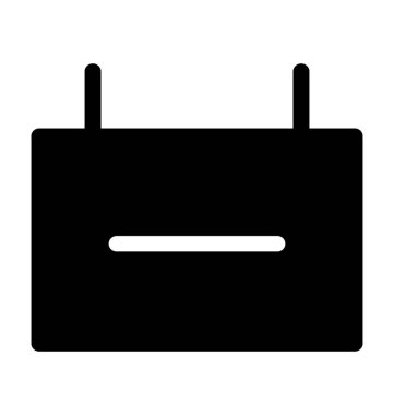 Tabela düz vektör simgesi