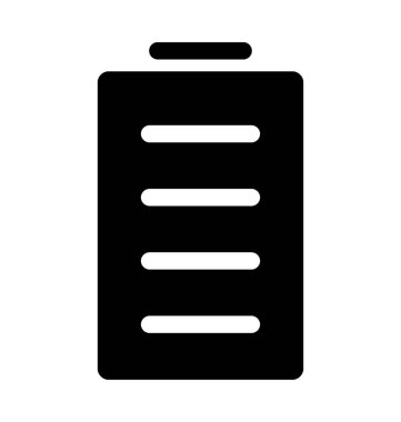 Tam pil düz vektör simgesi