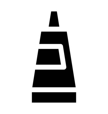 Diş macunu düz vektör simgesi