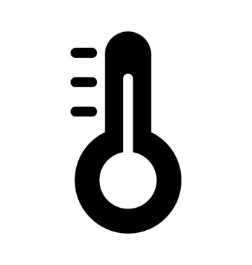  Termometre Düz Vektör Simgesi