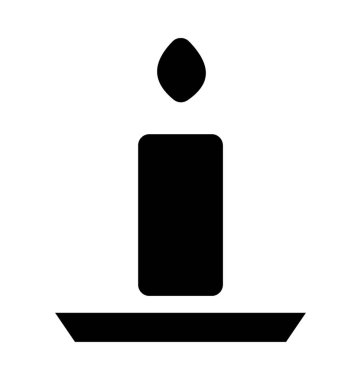 Mum Düz Vektör Simgesi